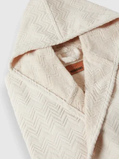 Missoni Albornoz de algodón Chalk, tamaños diferentes^ Mantas