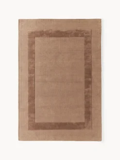 Westwing Collection Alfombra artesanal de algodón texturizada Dania^ Rectangular|Alfombras Rectangulares