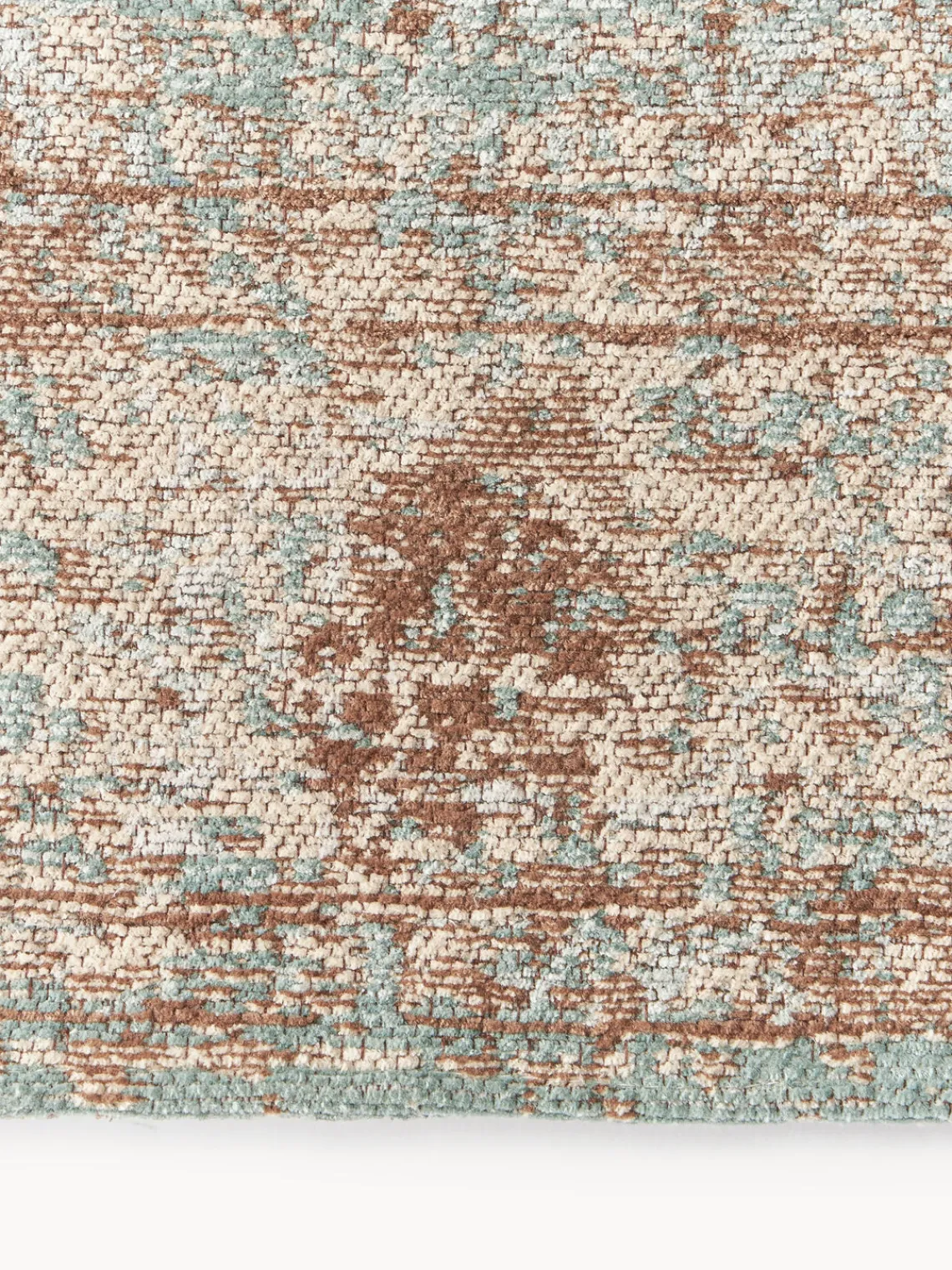 Westwing Collection Alfombra artesanal de chenilla Rimini
