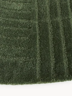 Westwing Collection Alfombra artesanal de lana Mason^ Redonda|Alfombras Rectangulares