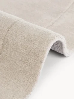 Westwing Collection Alfombra artesanal de lana con forma orgánica Kadey