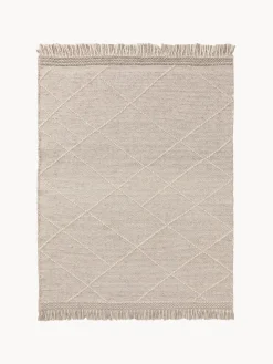 benuta Alfombra artesanal de lana Daphne^ Rectangular|Alfombras Rectangulares