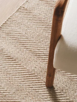 benuta Alfombra artesanal de lana con flecos Lars