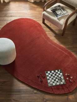 Westwing Collection Alfombra artesanal de lana con forma orgánica Kadey^ Alfombras Rectangulares|Alfombras