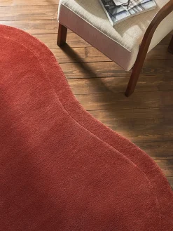 Westwing Collection Alfombra artesanal de lana con forma orgánica Kadey^ Alfombras Rectangulares|Alfombras