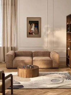 Westwing Collection Alfombra artesanal de lana texturizada Rosco^ Rectangular|Alfombras Rectangulares