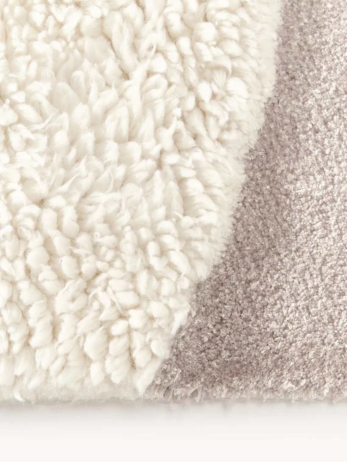 Westwing Collection Alfombra artesanal de lana texturizada Silas^ Alfombras Rectangulares|Alfombras