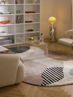 Westwing Collection Alfombra artesanal de lana texturizada Silas^ Alfombras Rectangulares|Alfombras