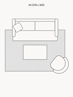 Westwing Collection Alfombra artesanal de lana Gwyneth^ Rectangular|Alfombras Rectangulares