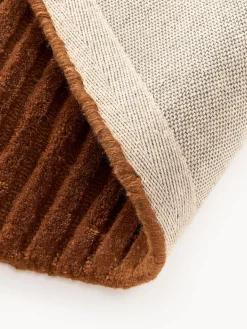 Westwing Collection Alfombra artesanal de lana texturizada Silas