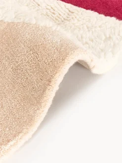 Westwing Collection Alfombra artesanal de lana texturizada Silas