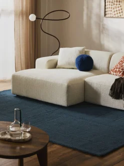 Westwing Collection Alfombra artesanal de lana con estampado geométrico Alexia^ Rectangular|Alfombras Rectangulares