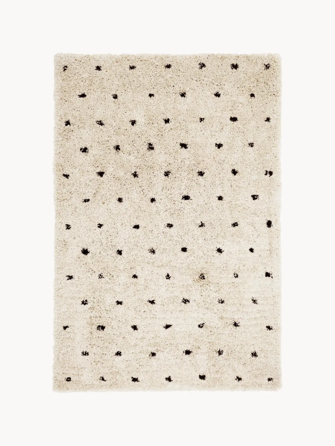 Westwing Collection Alfombra artesanal de pelo largo Ayana^ Rectangular|Alfombras Rectangulares