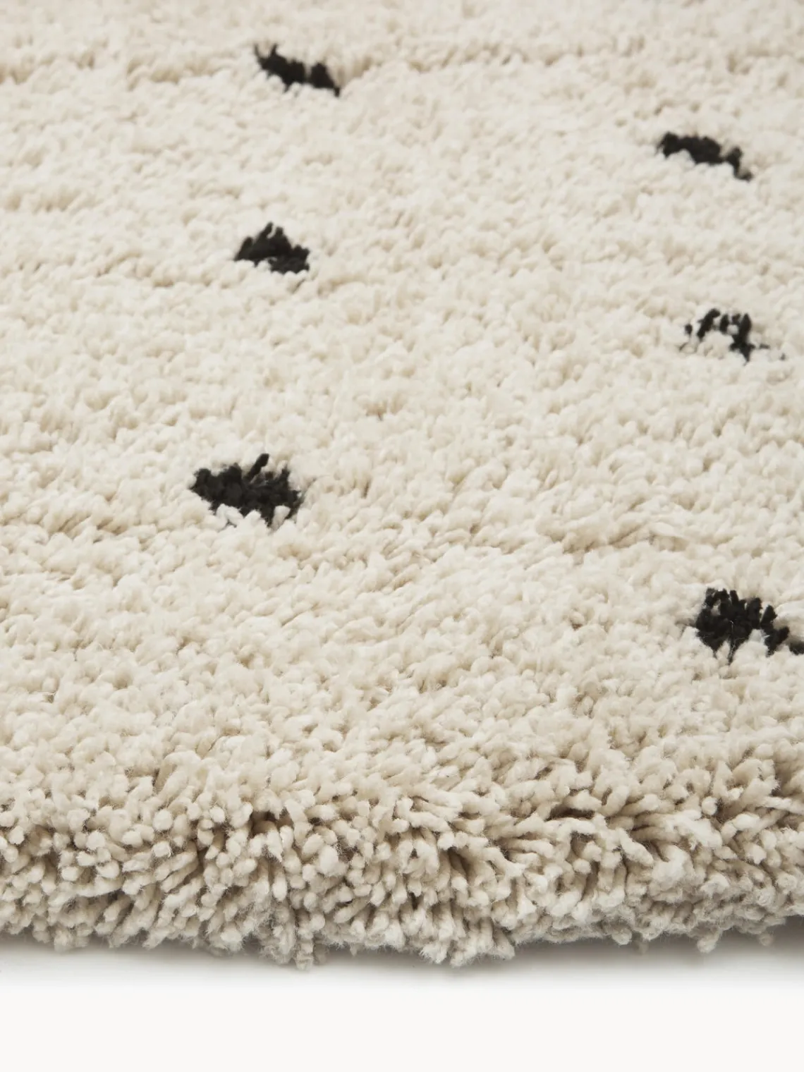 Westwing Collection Alfombra artesanal de pelo largo Ayana^ Rectangular|Alfombras Rectangulares