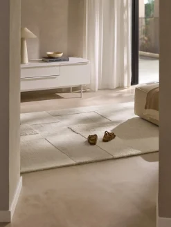 Westwing Collection Alfombra artesanal de pelo largo Titus