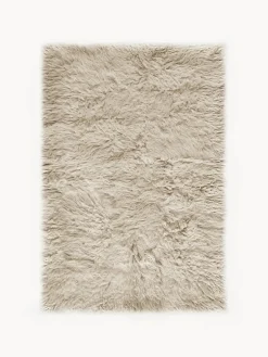 Layered Alfombra artesanal de pelo largo Shaggy^ Rectangular|Alfombras Rectangulares