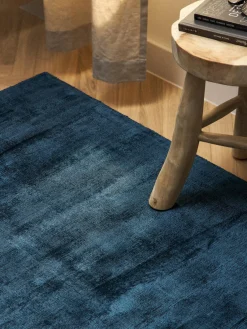 Westwing Collection Alfombra artesanal de viscosa Jane