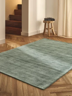 Westwing Collection Alfombra artesanal de viscosa Jane