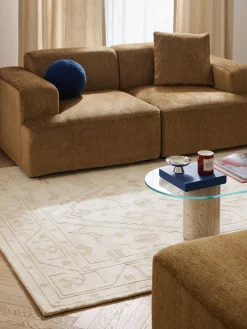 Westwing Collection Alfombra artesanal de viscosa Shaila