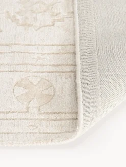 Westwing Collection Alfombra artesanal de viscosa Shaila