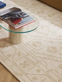 Westwing Collection Alfombra artesanal de viscosa Shaila