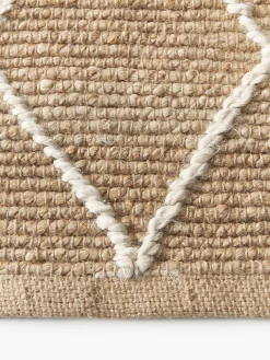 Westwing Collection Alfombra artesanal de yute Kunu