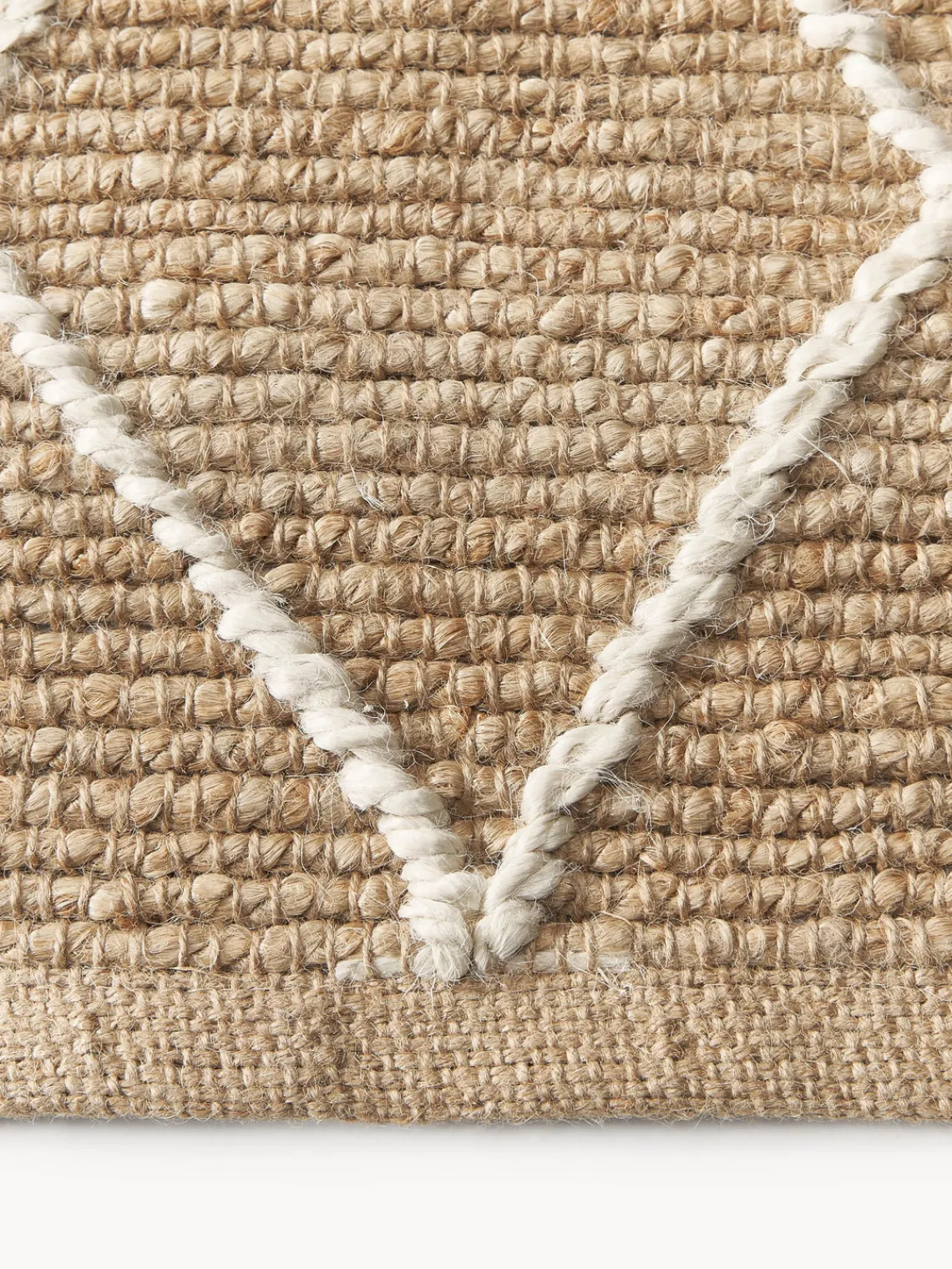 Westwing Collection Alfombra artesanal de yute Kunu