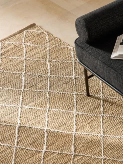 Westwing Collection Alfombra artesanal de yute Kunu