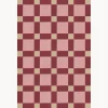 Layered Alfombra artesanal de yute Plum Punsch^ Rectangular|Alfombras Rectangulares