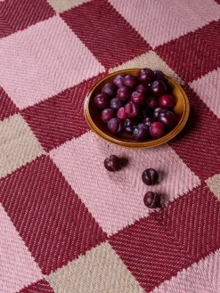 Layered Alfombra artesanal de yute Plum Punsch^ Rectangular|Alfombras Rectangulares