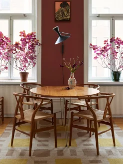 Layered Alfombra artesanal de yute Sunny Side Up