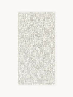 Westwing Collection Alfombra artesanal exterior con estampado de rombos vintage Rika