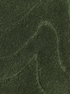 Westwing Collection Alfombra artesanal redonda de lana Aaron