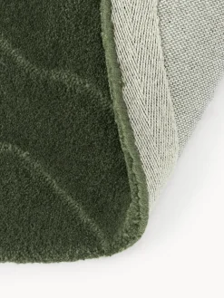 Westwing Collection Alfombra artesanal redonda de lana Aaron