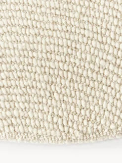 Westwing Collection Alfombra artesanal redonda de lana Eleni