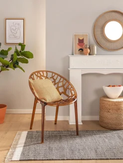 benuta Alfombra corredor artesanal de lana con flecos Kim