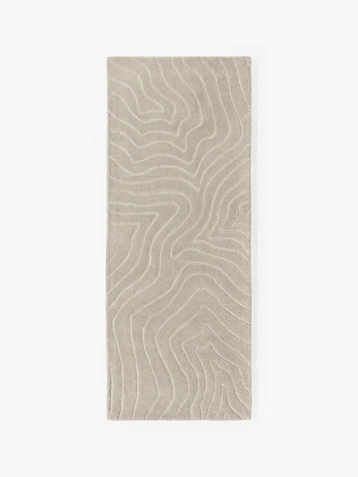 Westwing Collection Alfombra corredor artesanal de lana Aaron