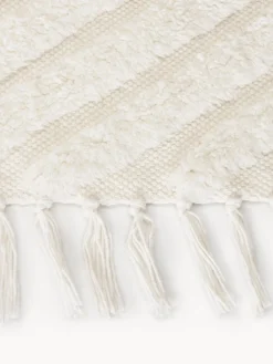 Westwing Collection Alfombra corredor artesanal de algodón texturizada Ziggy