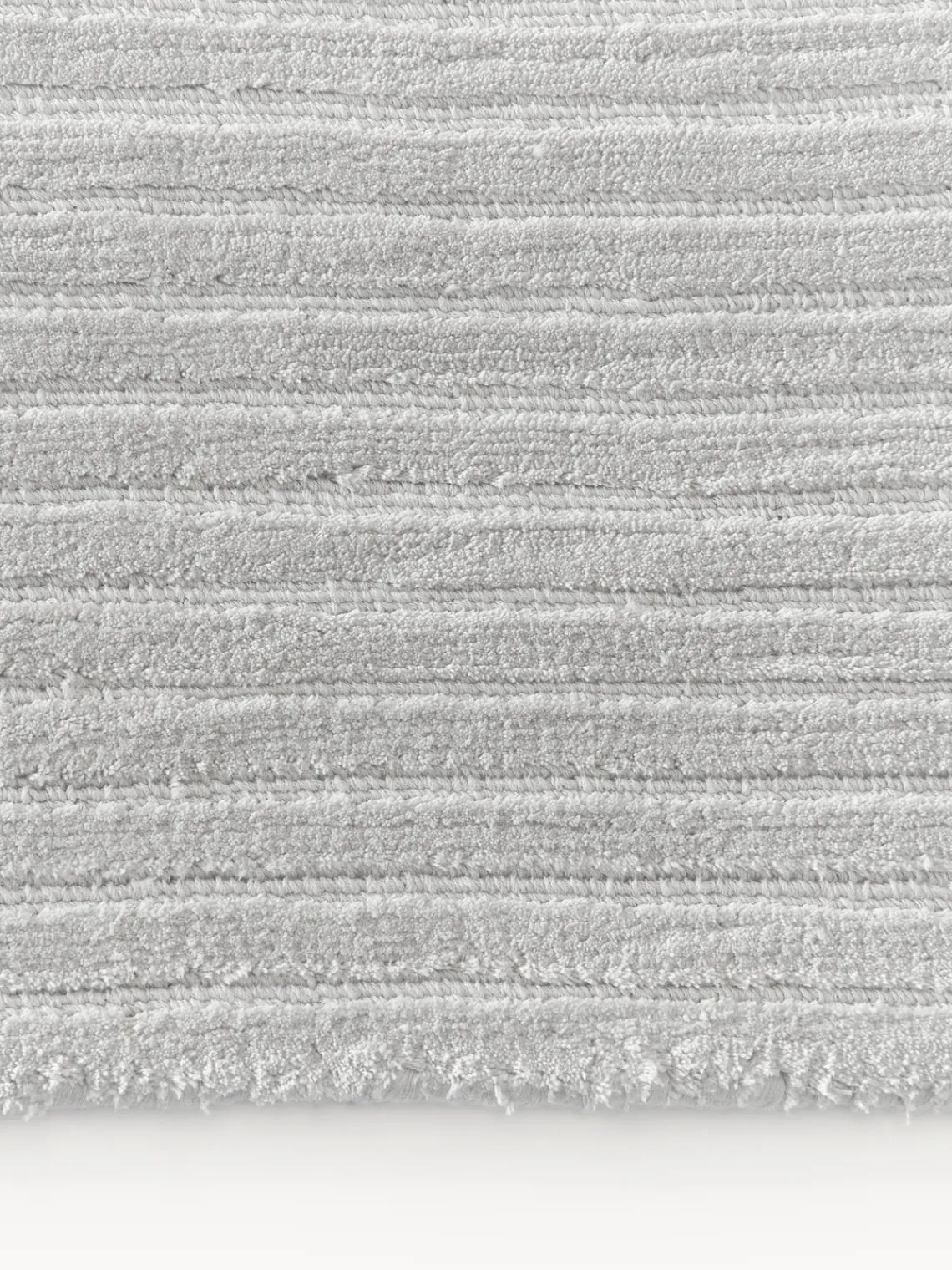 Westwing Collection Alfombra corredor artesanal de pelo largo texturizada Wes