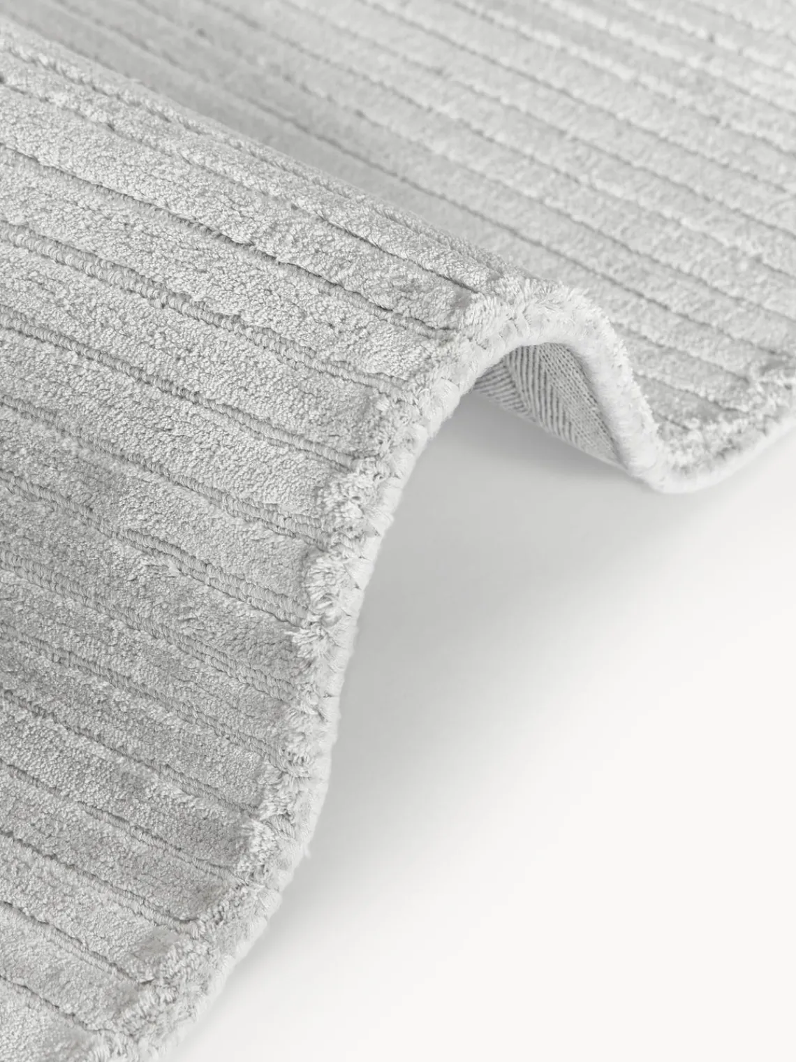 Westwing Collection Alfombra corredor artesanal de pelo largo texturizada Wes