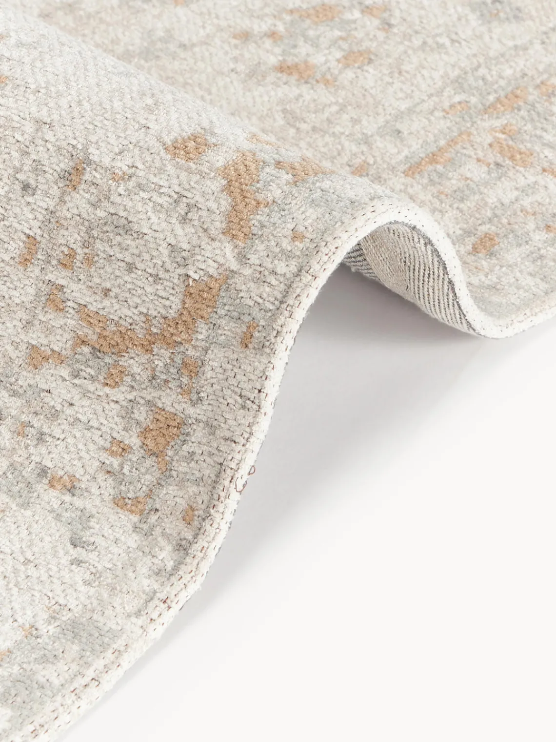 Westwing Collection Alfombra corredor artesanal de chenilla Loire