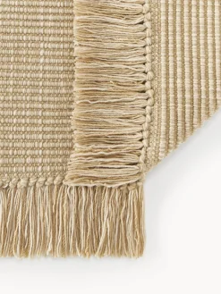 Westwing Collection Alfombra corredor artesanal para interior/exterior Sumit