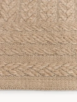 Westwing Collection Alfombra corredor artesanal para interior/exterior Anil