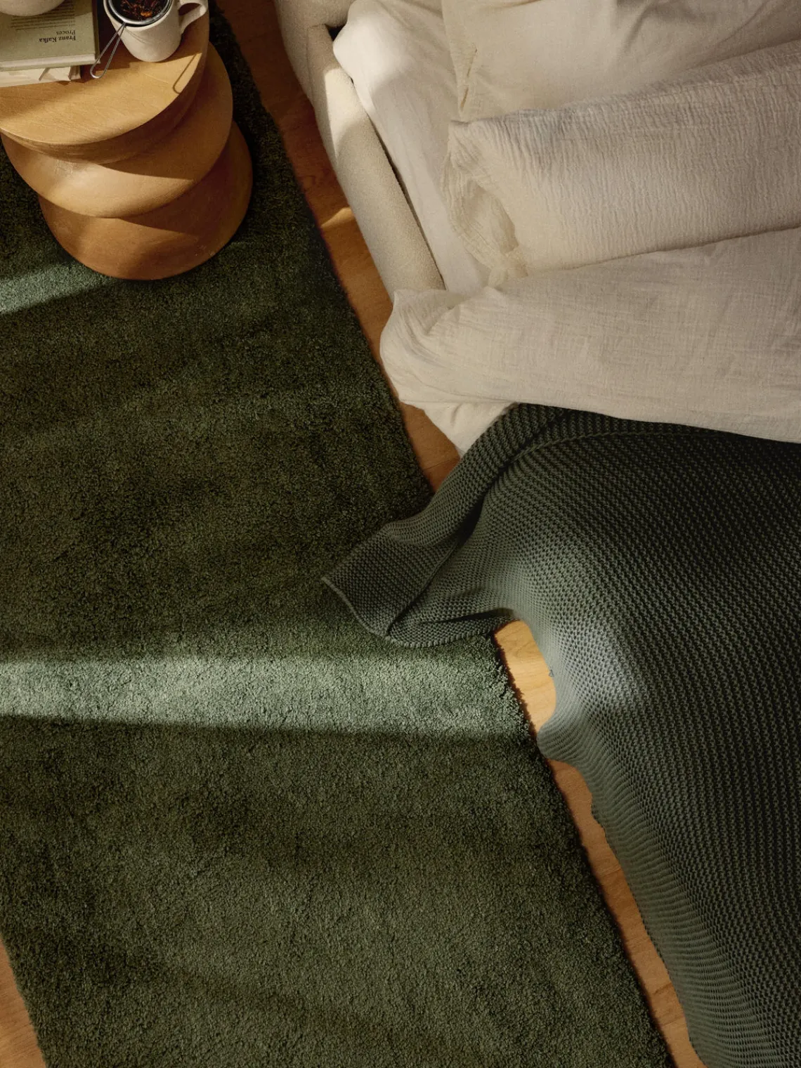 Westwing Collection Alfombra corredor de pelo largo Leighton