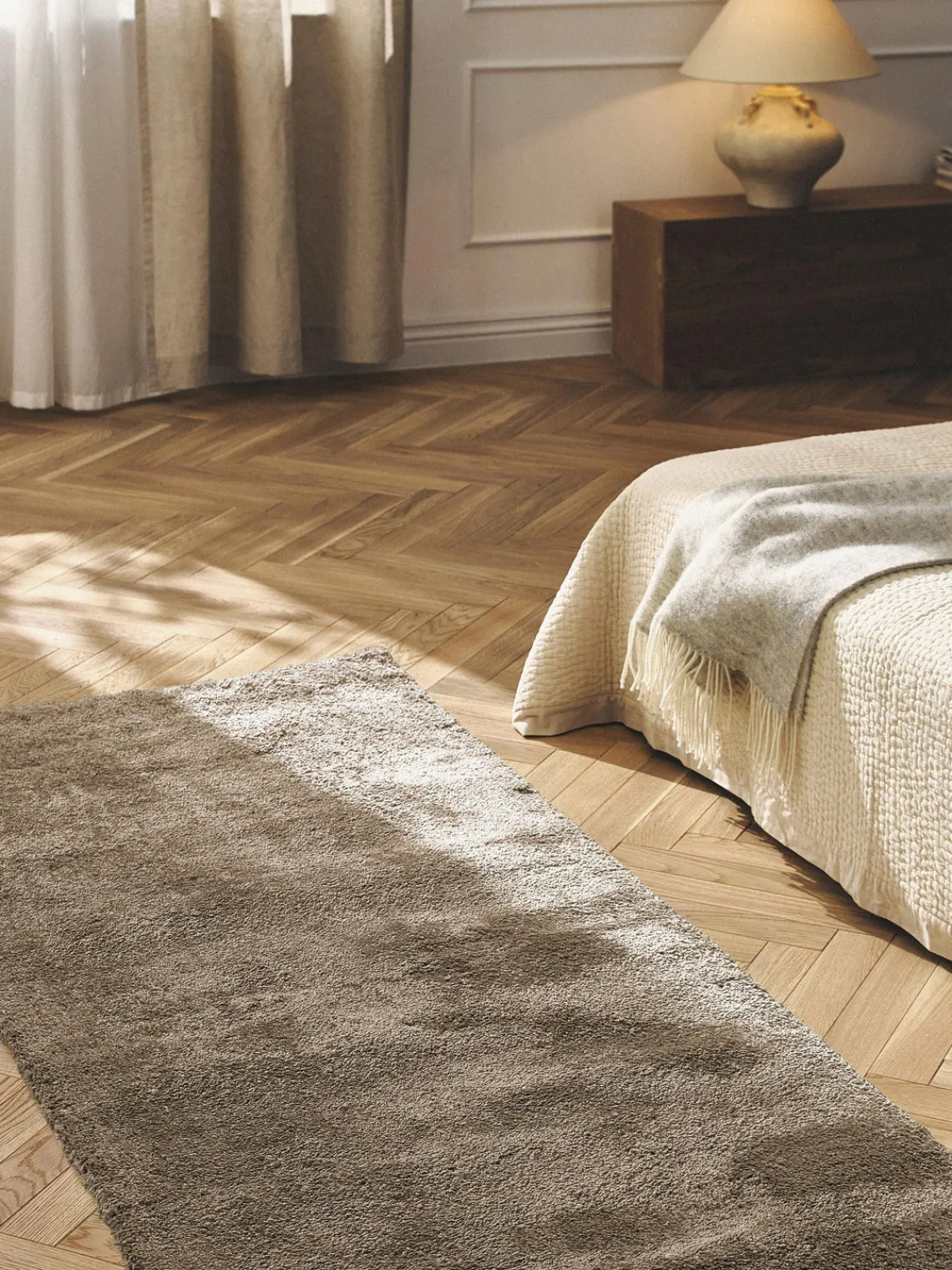 Westwing Collection Alfombra corredor de pelo largo Leighton