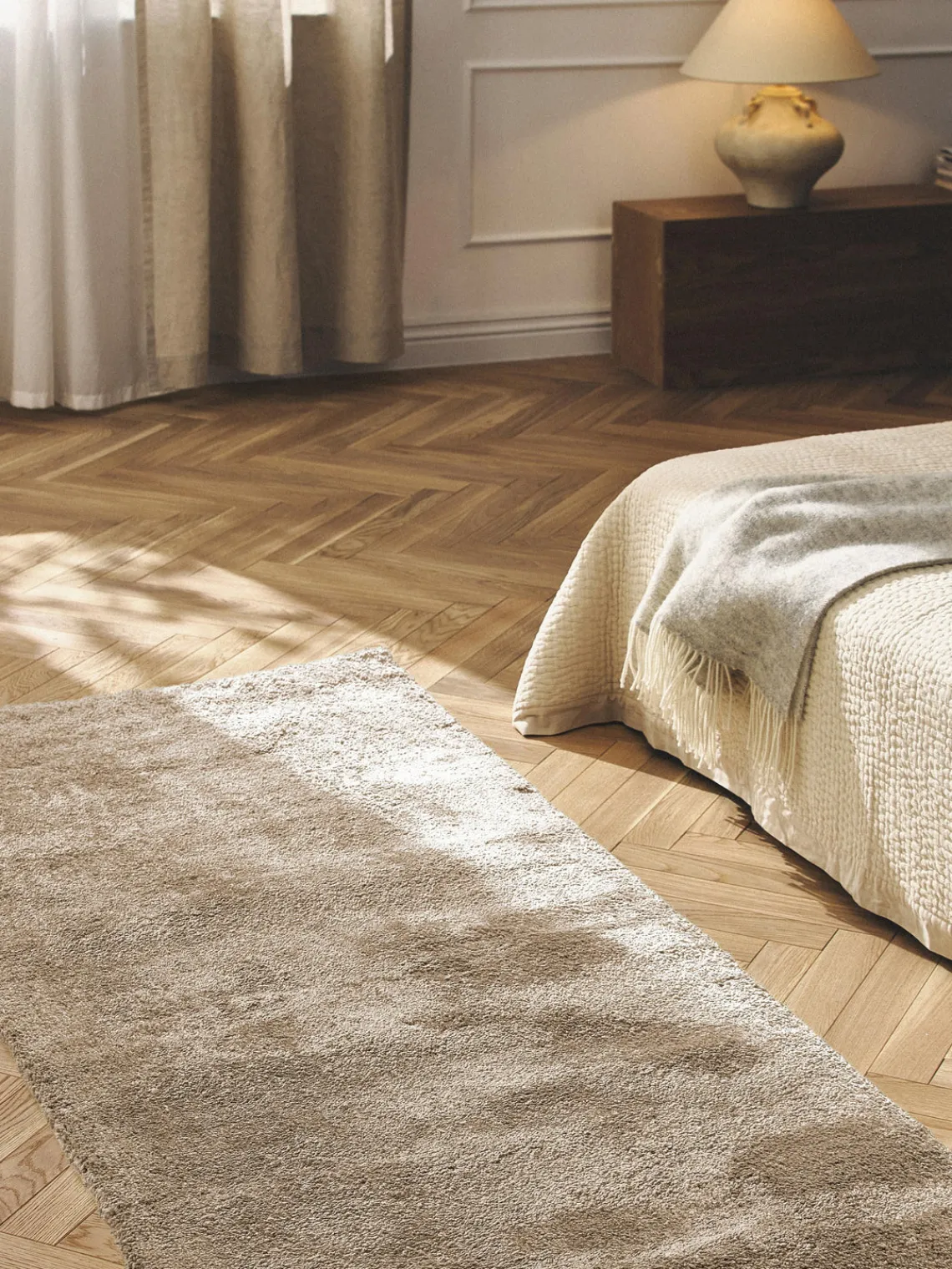 Westwing Collection Alfombra corredor de pelo largo Leighton