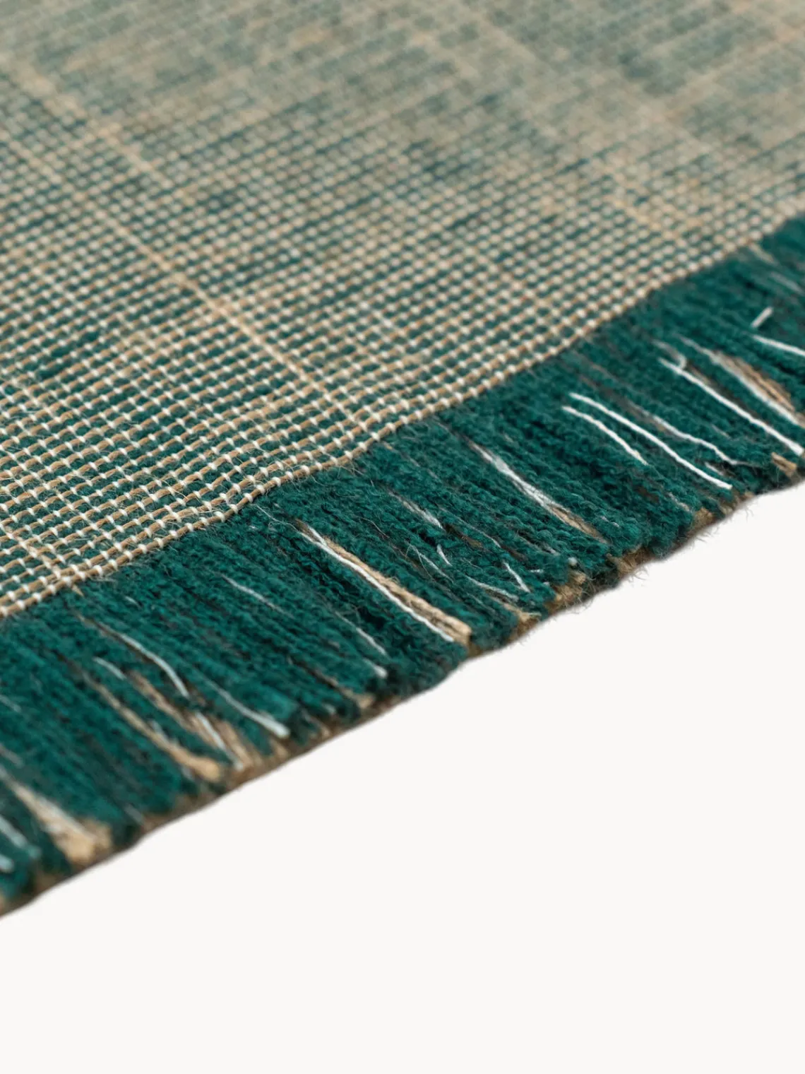 Louis de Poortere Alfombra corredor de pelo corto con flecos de diseño Folkform Monochrome^ Alfombras De Pasillo|Alfombras De Pasillo