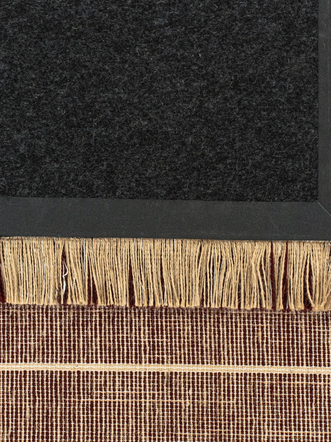 Louis de Poortere Alfombra corredor de pelo corto con flecos de diseño Folkform Monochrome^ Alfombras De Pasillo|Alfombras De Pasillo