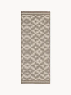 Westwing Collection Alfombra corredor exterior reversible en rombos Reddy