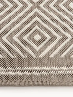 Westwing Collection Alfombra corredor exterior reversible en rombos Reddy